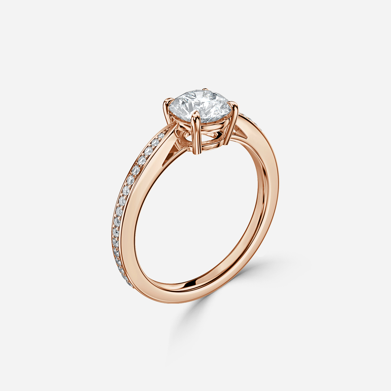 Antares Rose Gold Engagement Ring