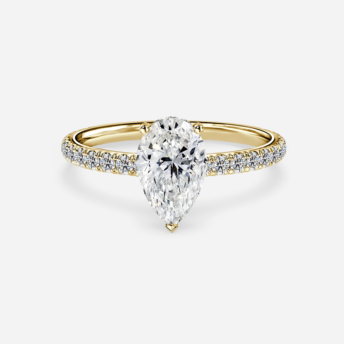 Sadie Yellow Gold Engagement Ring