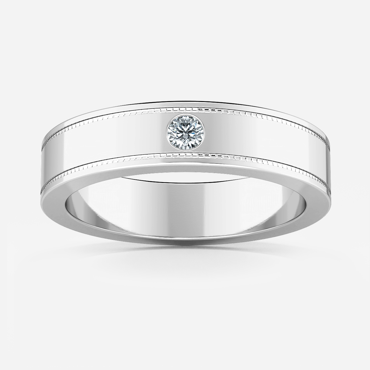 Eli Round In White Gold Flawless Fine Jewellery London