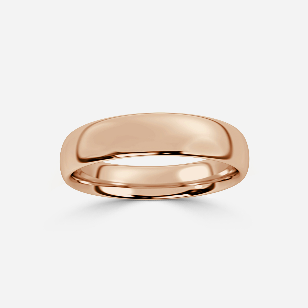 D-Court Wedding Ring In Rose Gold