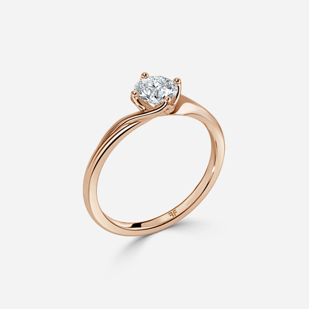 Jolene Rose Gold Engagement Ring