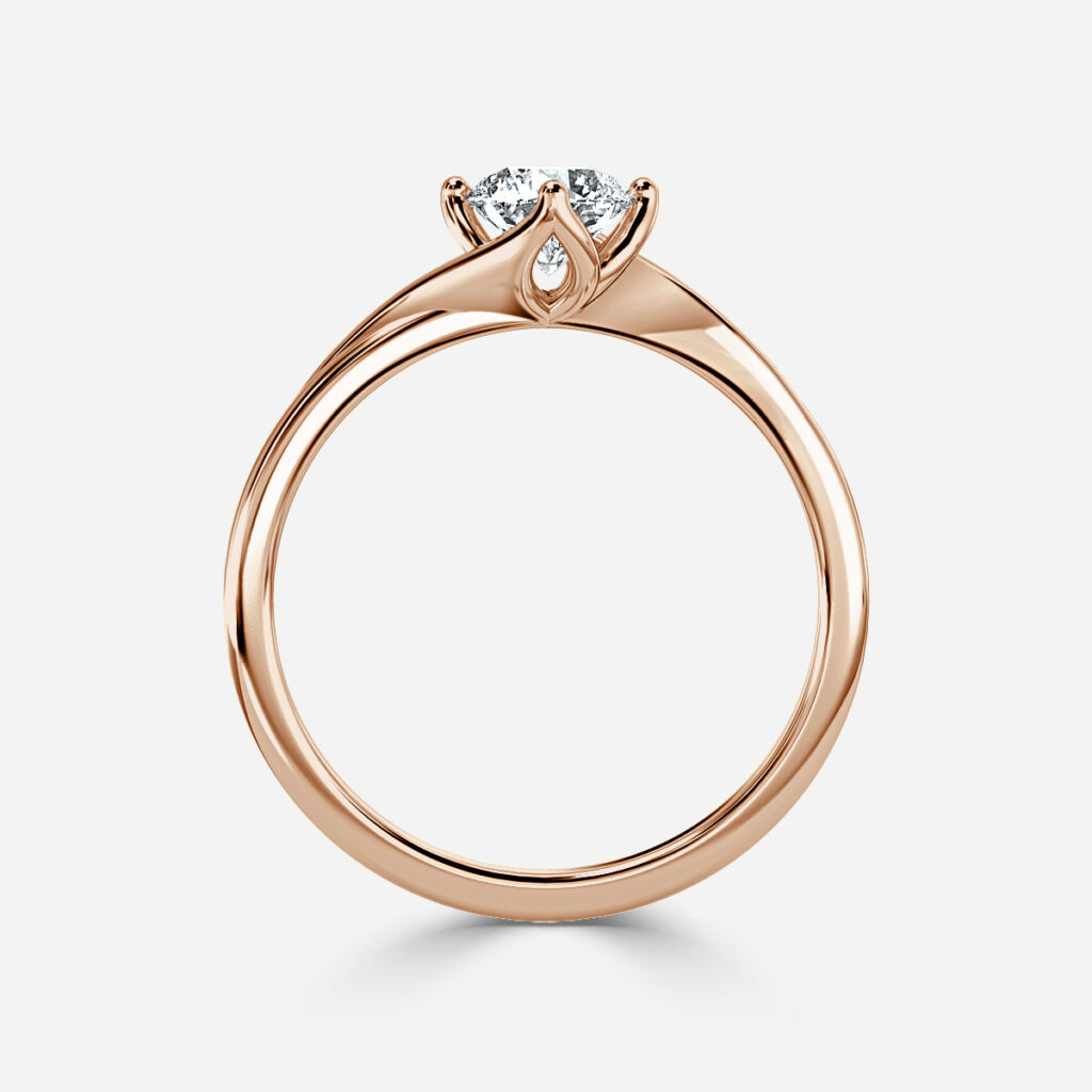 Jolene Rose Gold Engagement Ring