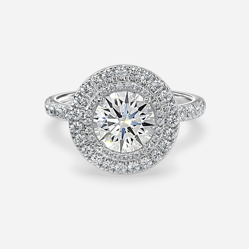 Marigold Platinum Engagement Ring