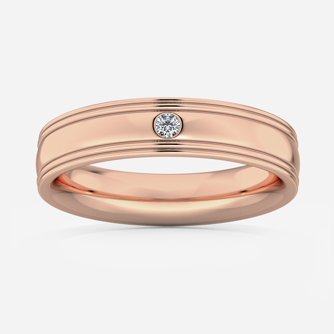 Sven Round In Rose Gold