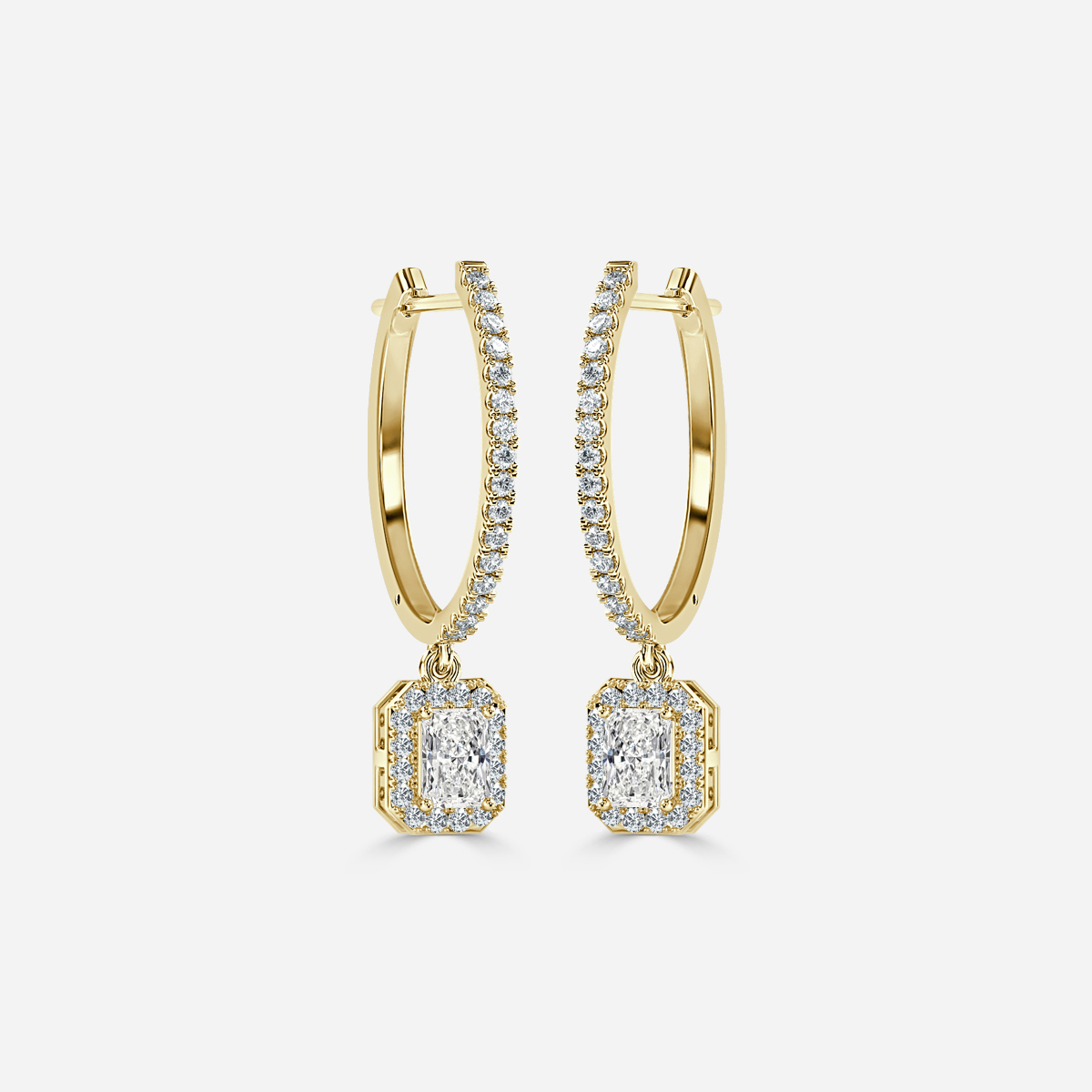 Rosée Radiant Earring In Yellow Gold