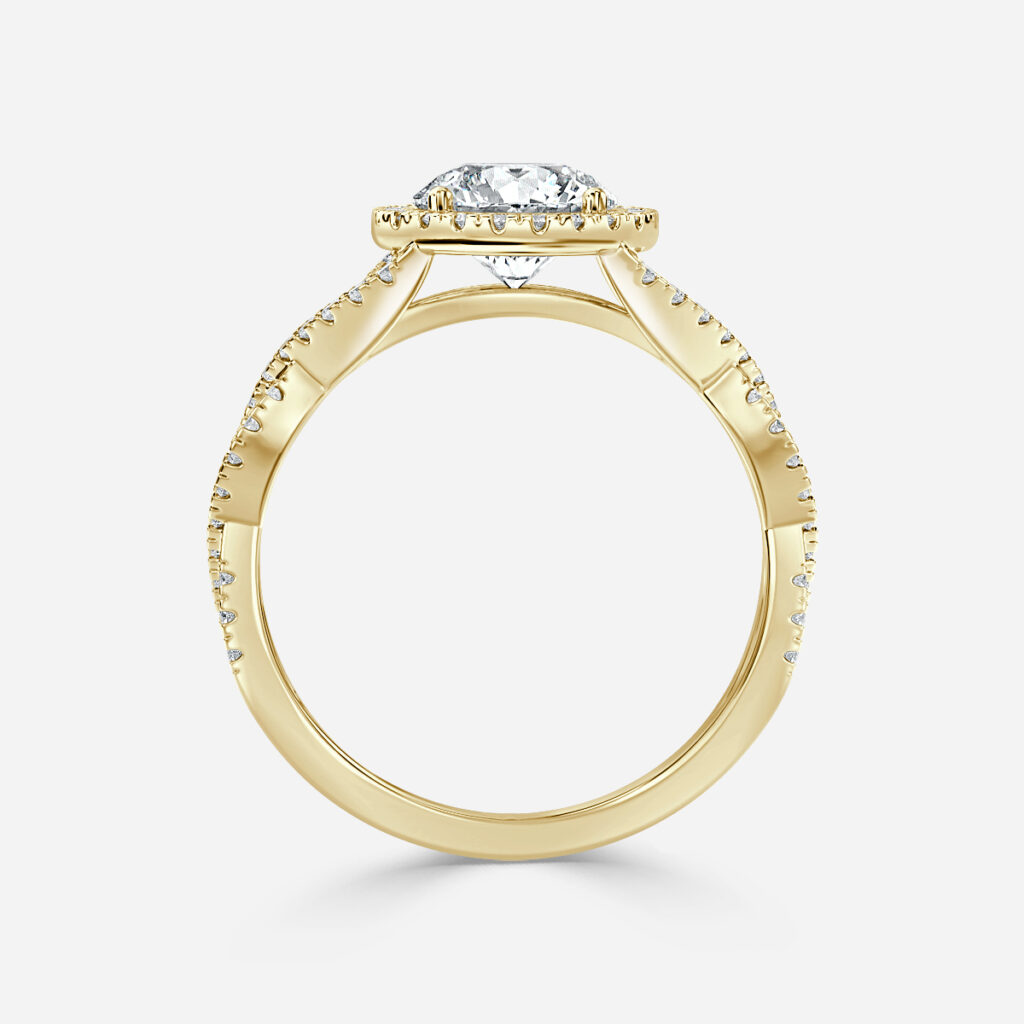 Renai Yellow Gold Engagement Ring