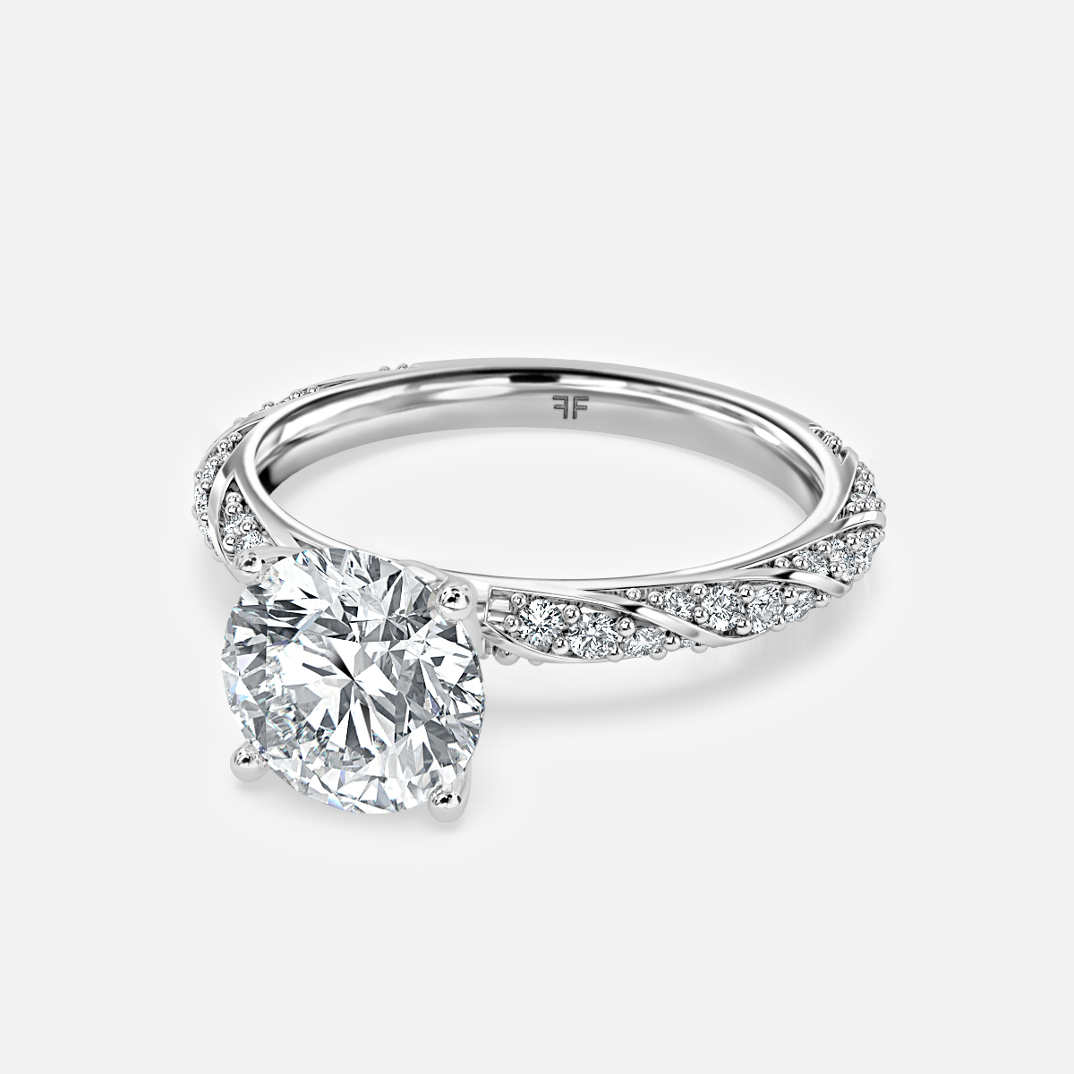 Fior Platinum Engagement Ring