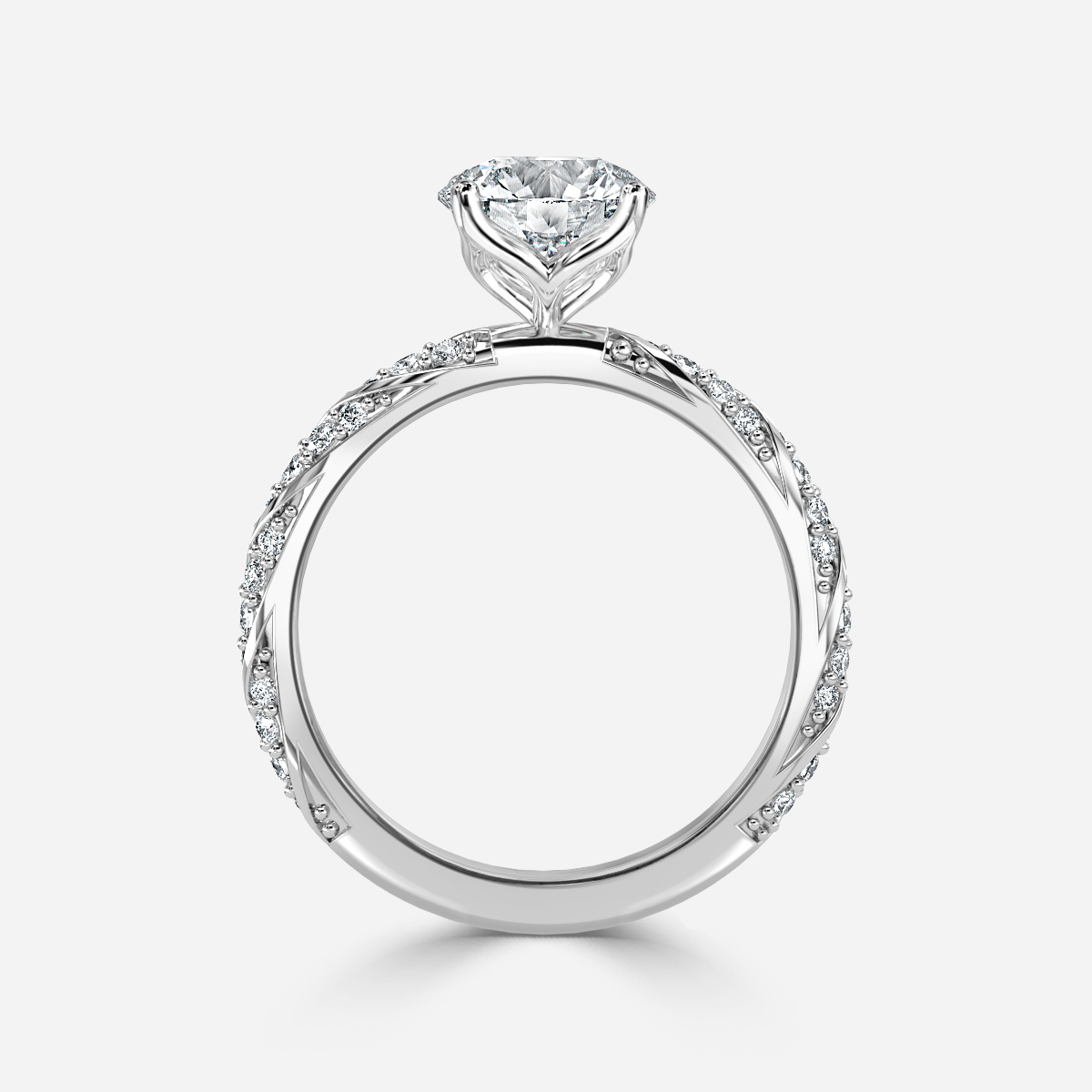 Fior Platinum Engagement Ring