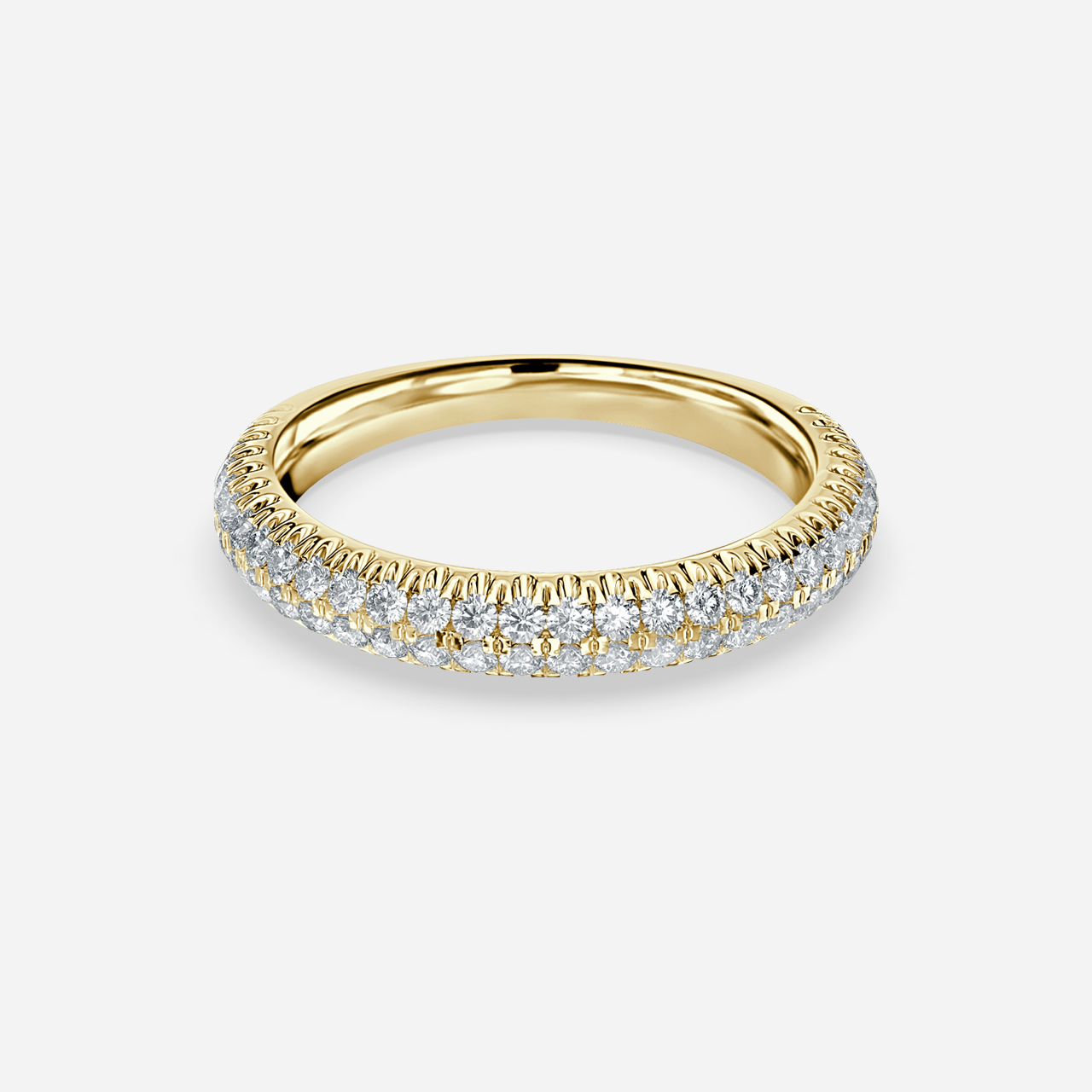 Renèe Yellow Gold Wedding Ring - Flawless Fine Jewellery - London