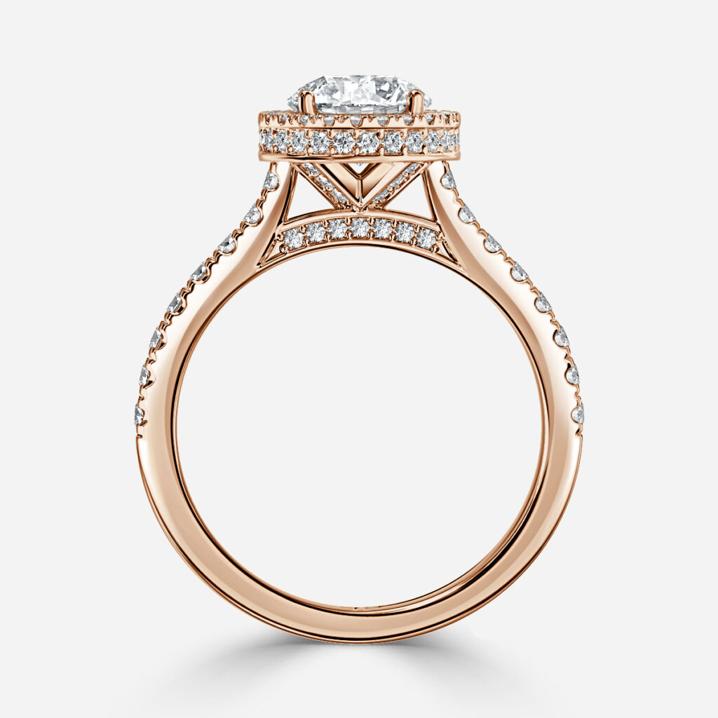 Solara Rose Gold Engagement Ring