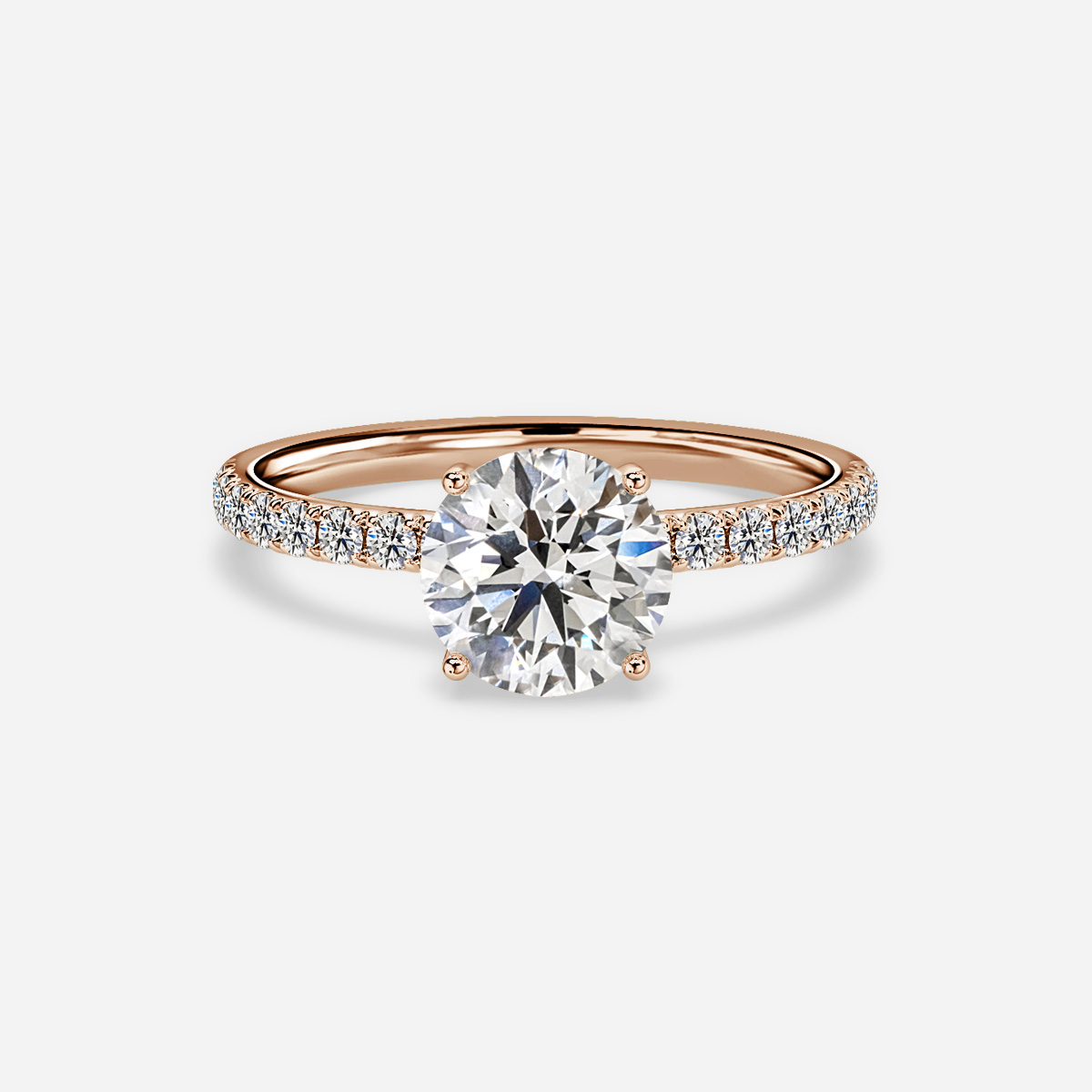 Anika Rose Gold Engagement Ring