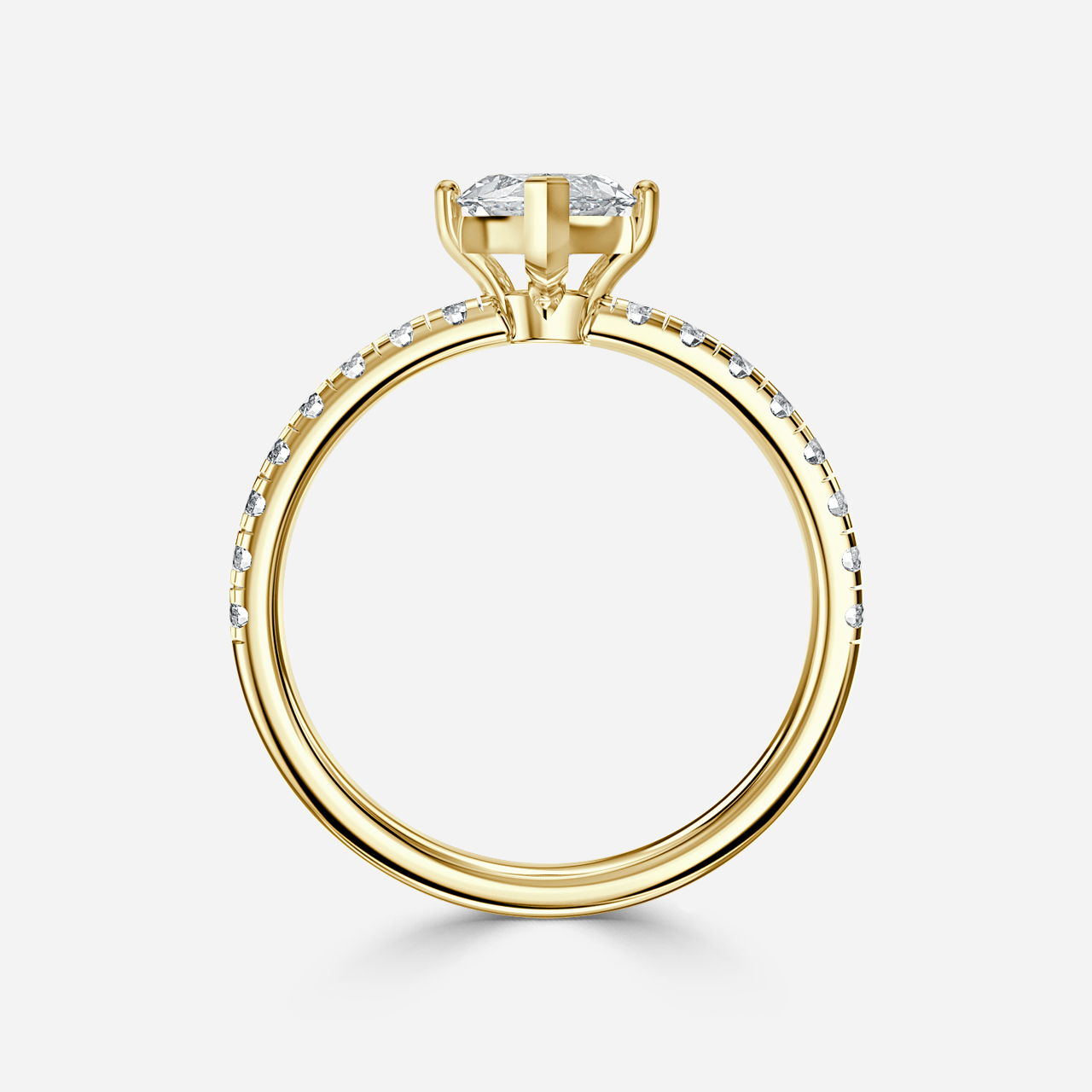 Anika Yellow Gold Engagement Ring