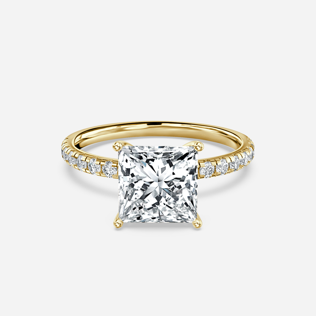 Anika Yellow Gold Engagement Ring