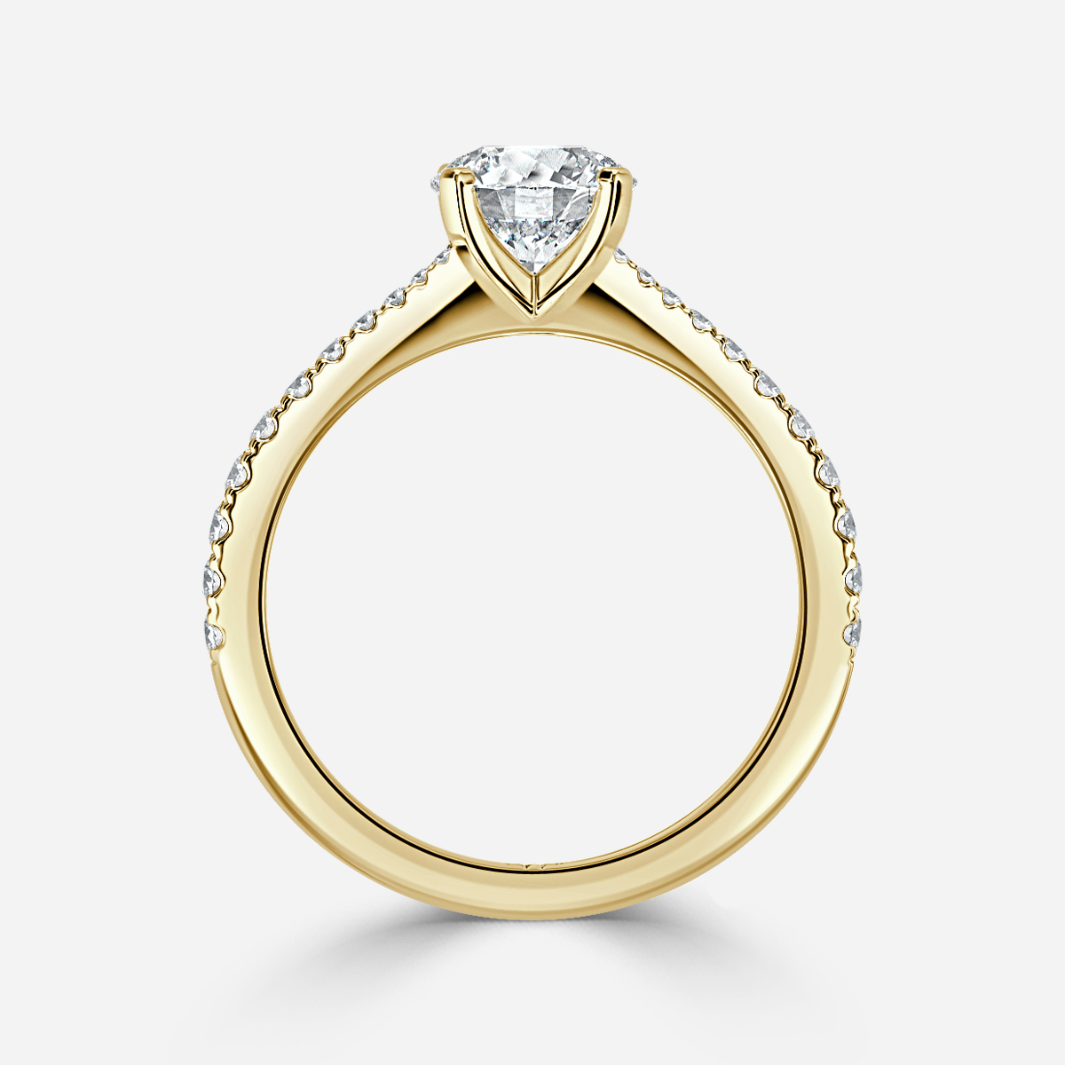 Firefly Yellow Gold Engagement Ring