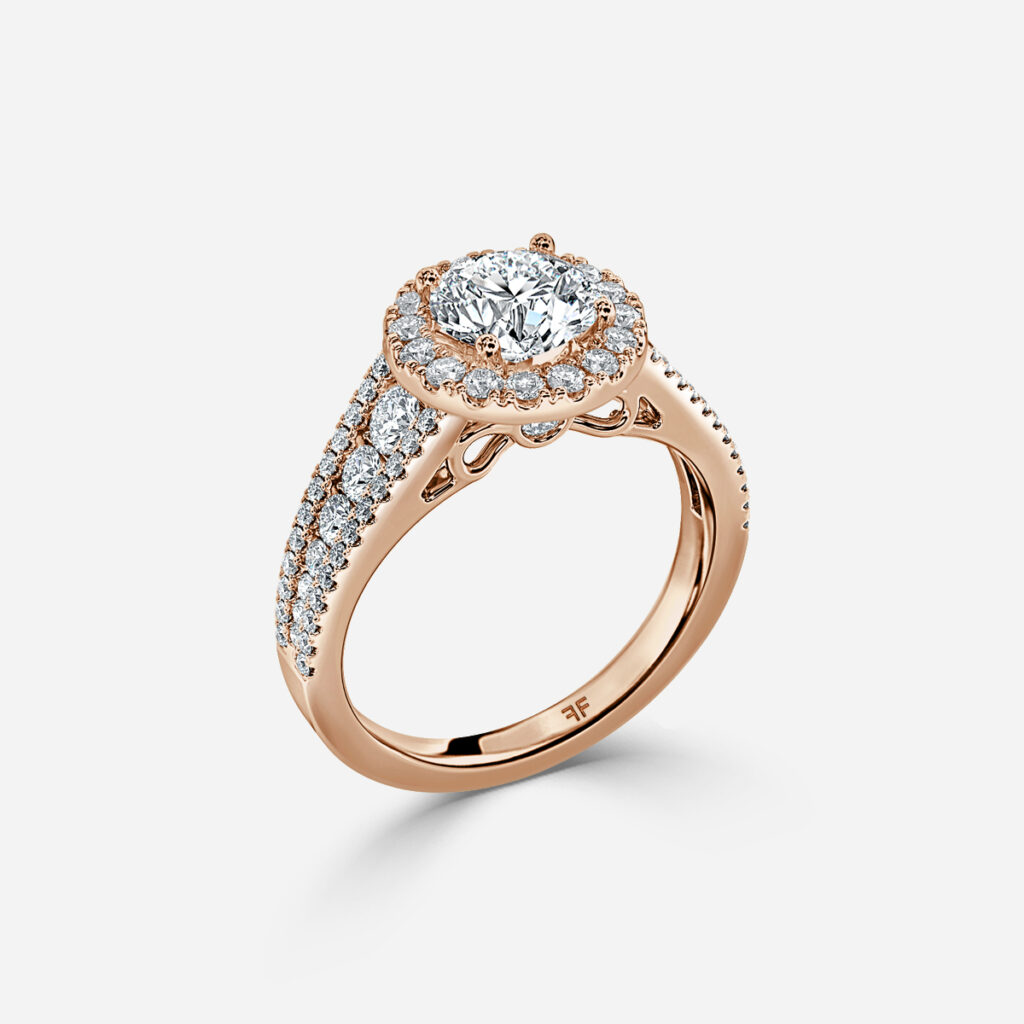 Jodha Rose Gold Engagement ring