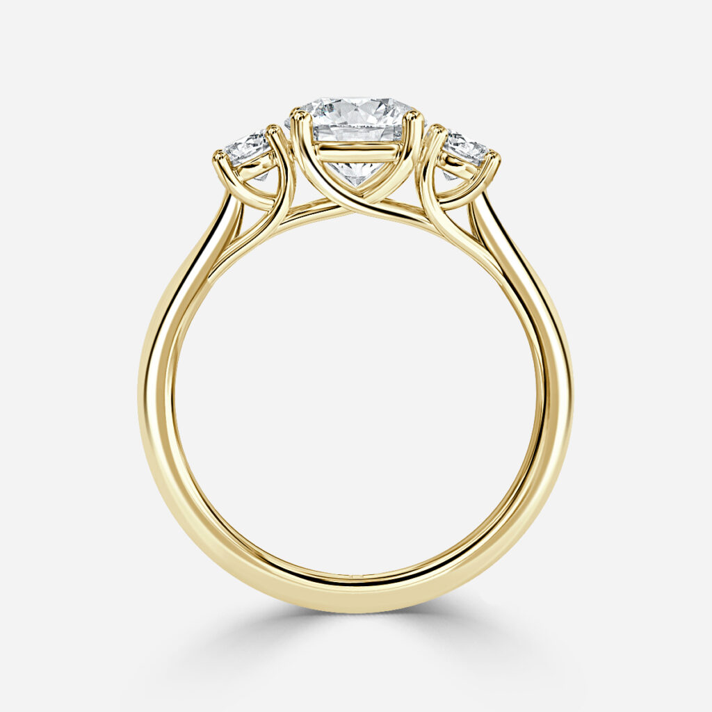 Belle Yellow Gold Engagement Ring
