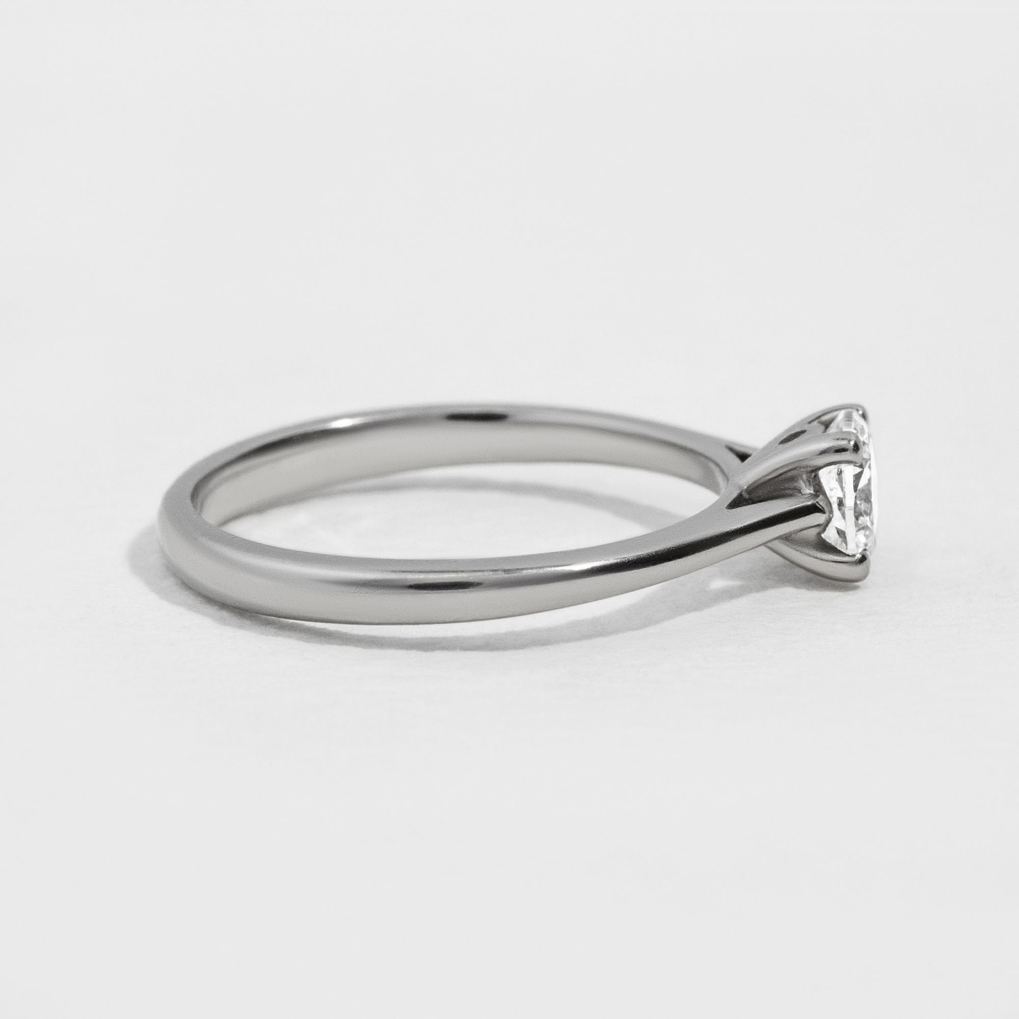 Round Solitaire Engagement Ring 0.50ct