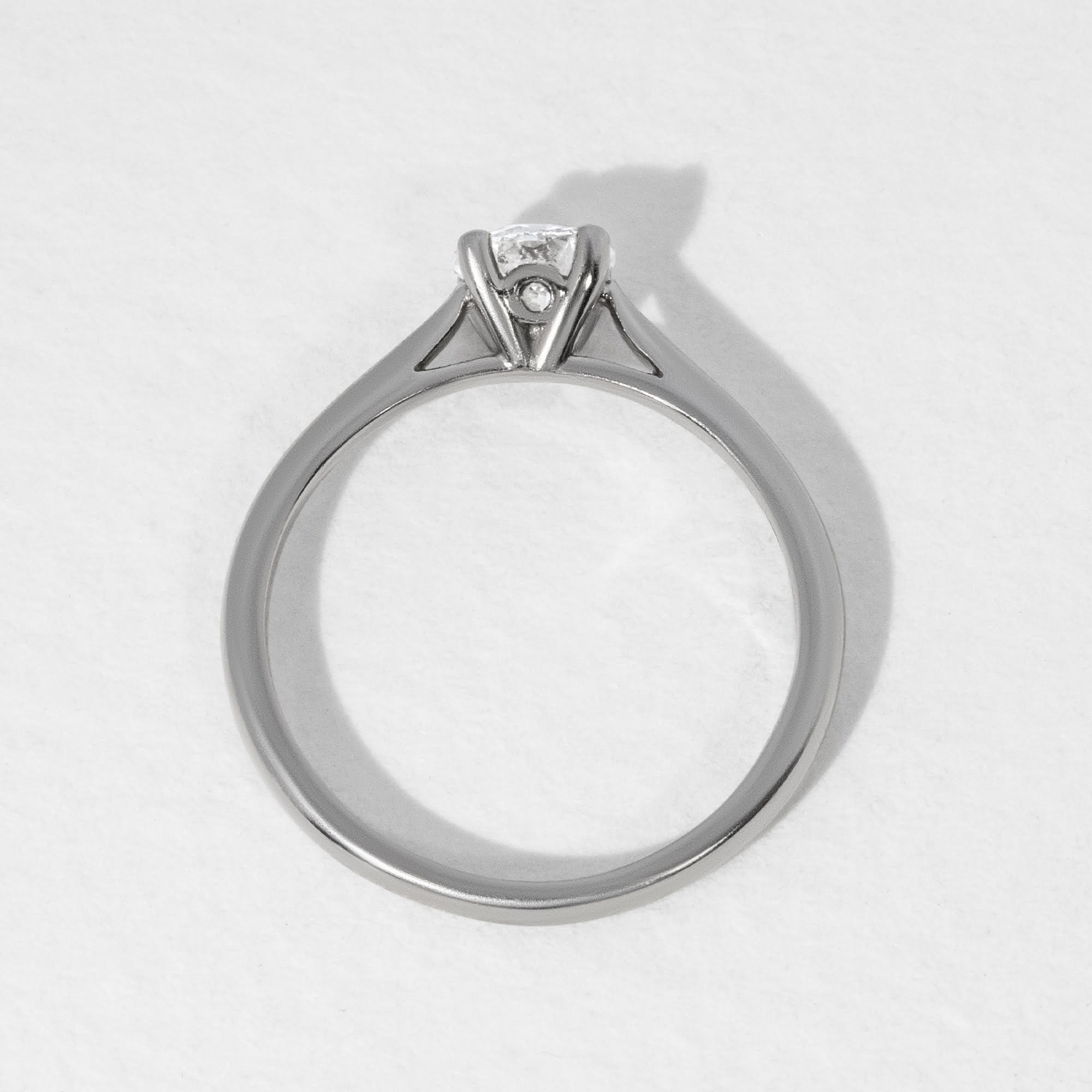 Round Solitaire Engagement Ring 0.50ct
