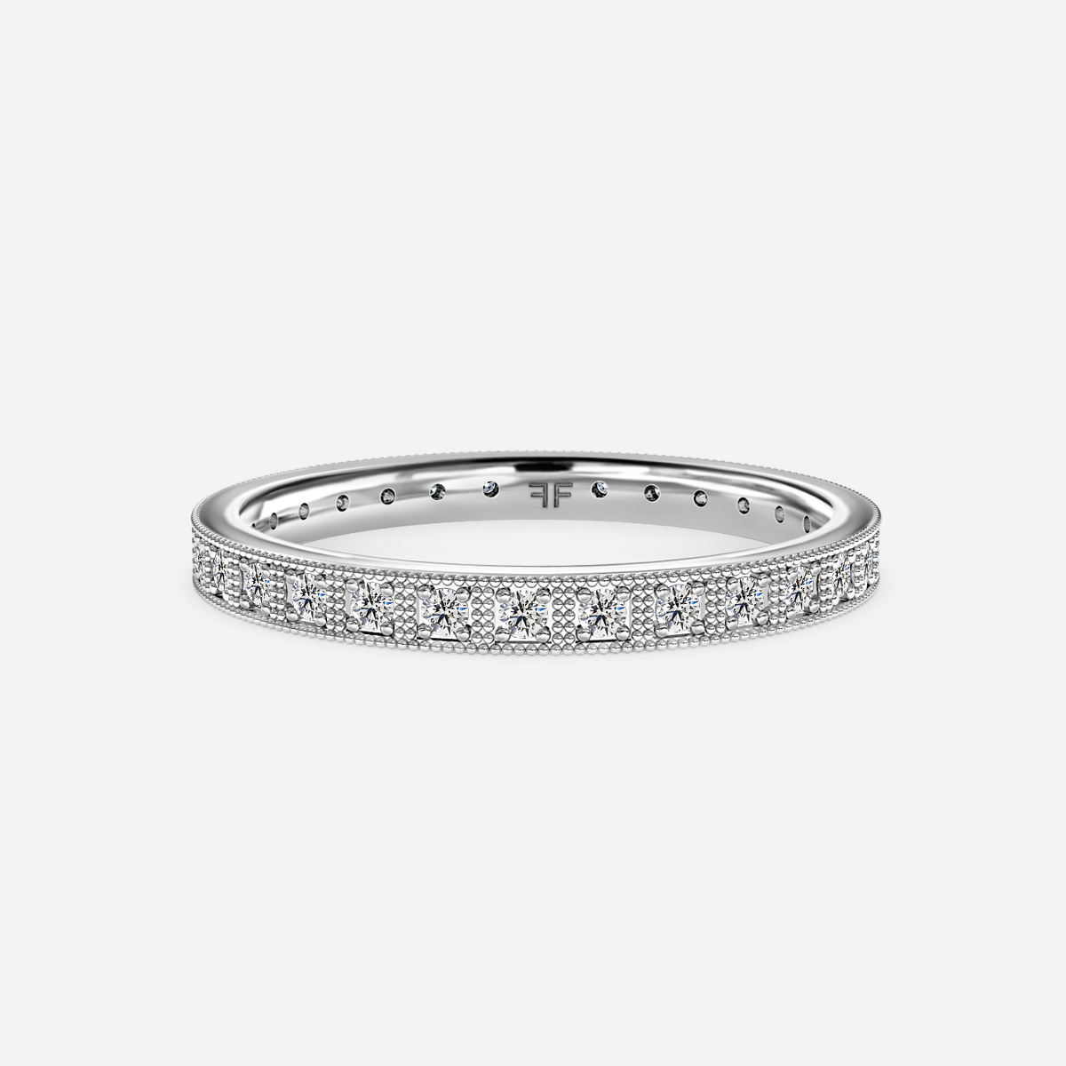 Cecily Wedding Ring In White Gold