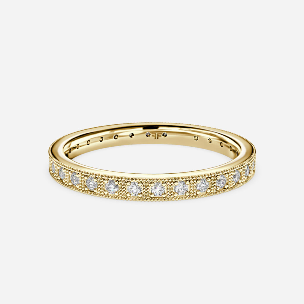 Cecily Wedding Ring In Yellow Gold