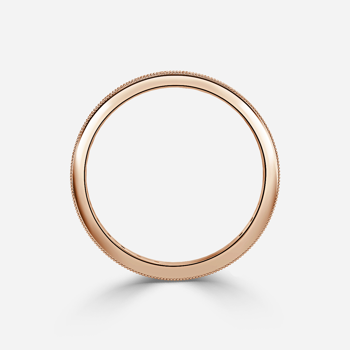 Cecily Wedding Ring In Rose Gold