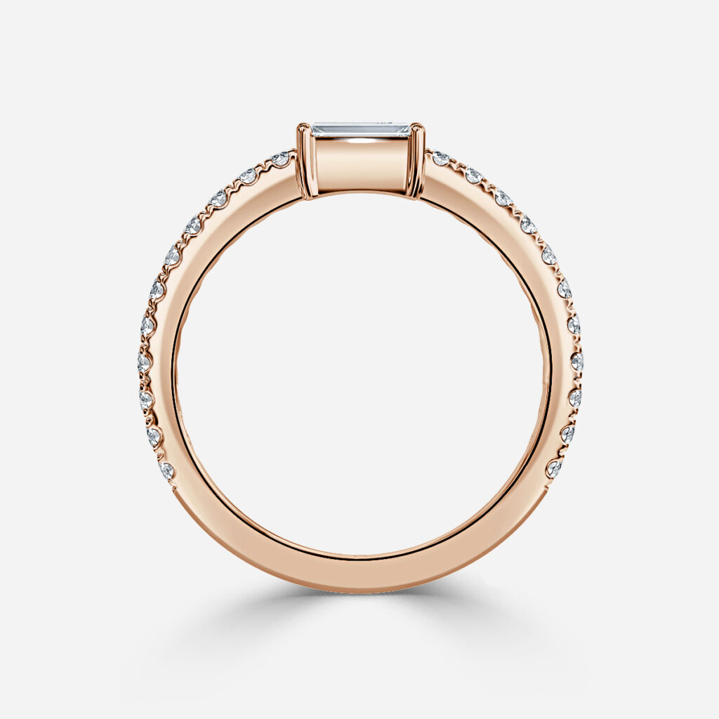 Amelie Wedding Ring In Rose Gold 1.70mm