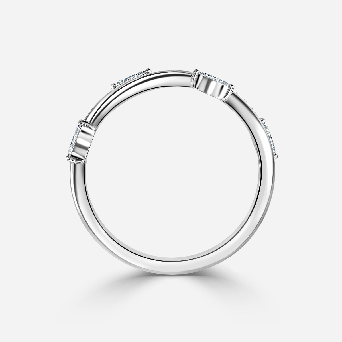 Tiare Wedding Ring In Platinum