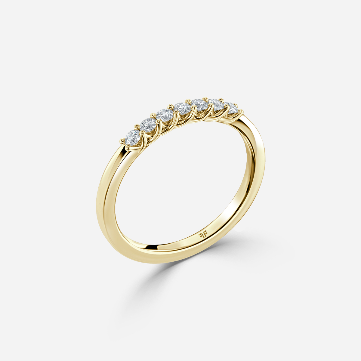 Nour 1.70mm Wedding Ring In Yellow Gold