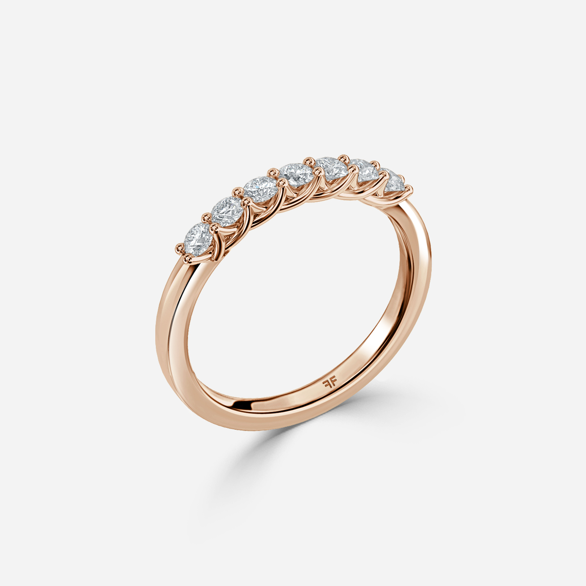 Austere 2.00mm Wedding Ring In Rose Gold