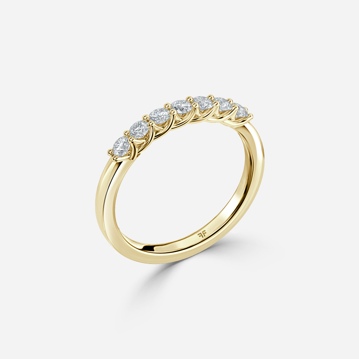 Nour 2.00mm Wedding Ring In Yellow Gold
