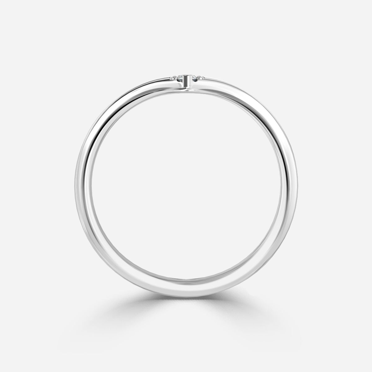 Cleo Wedding Ring In White Gold