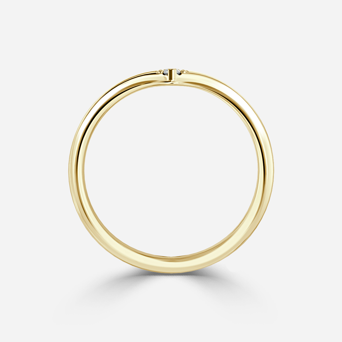 Cleo Wedding Ring In Yellow Gold
