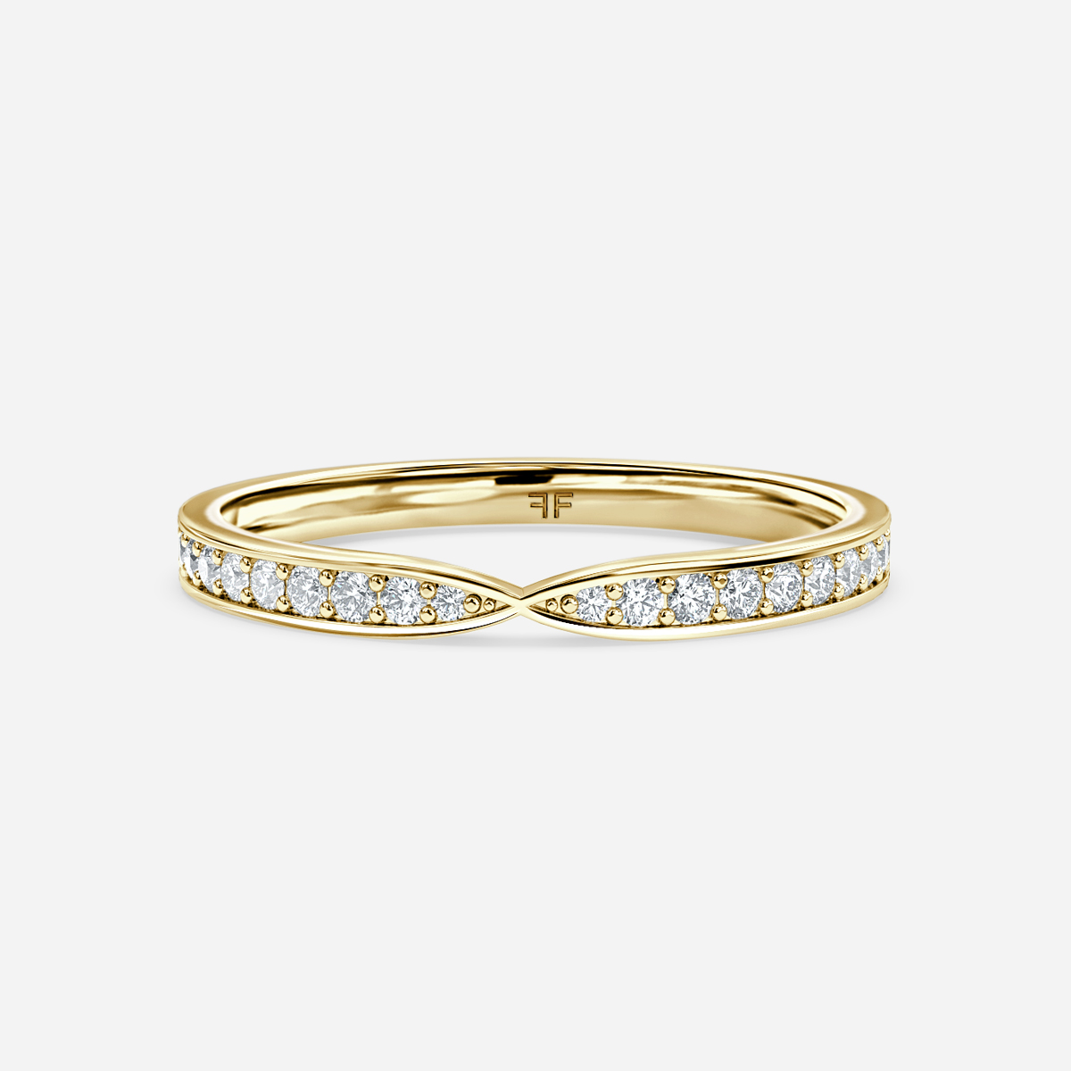 York Wedding Ring In Yellow Gold Flawless Fine Jewellery London