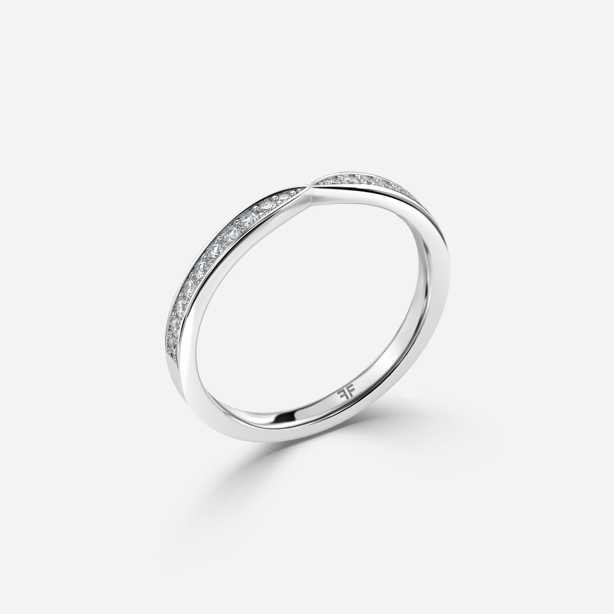 York Wedding Ring In Platinum