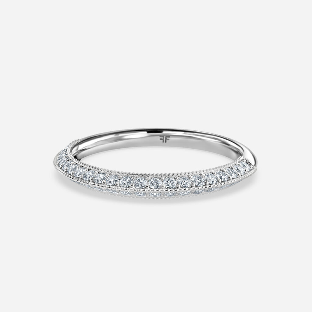 Angelic Wedding Ring In Platinum
