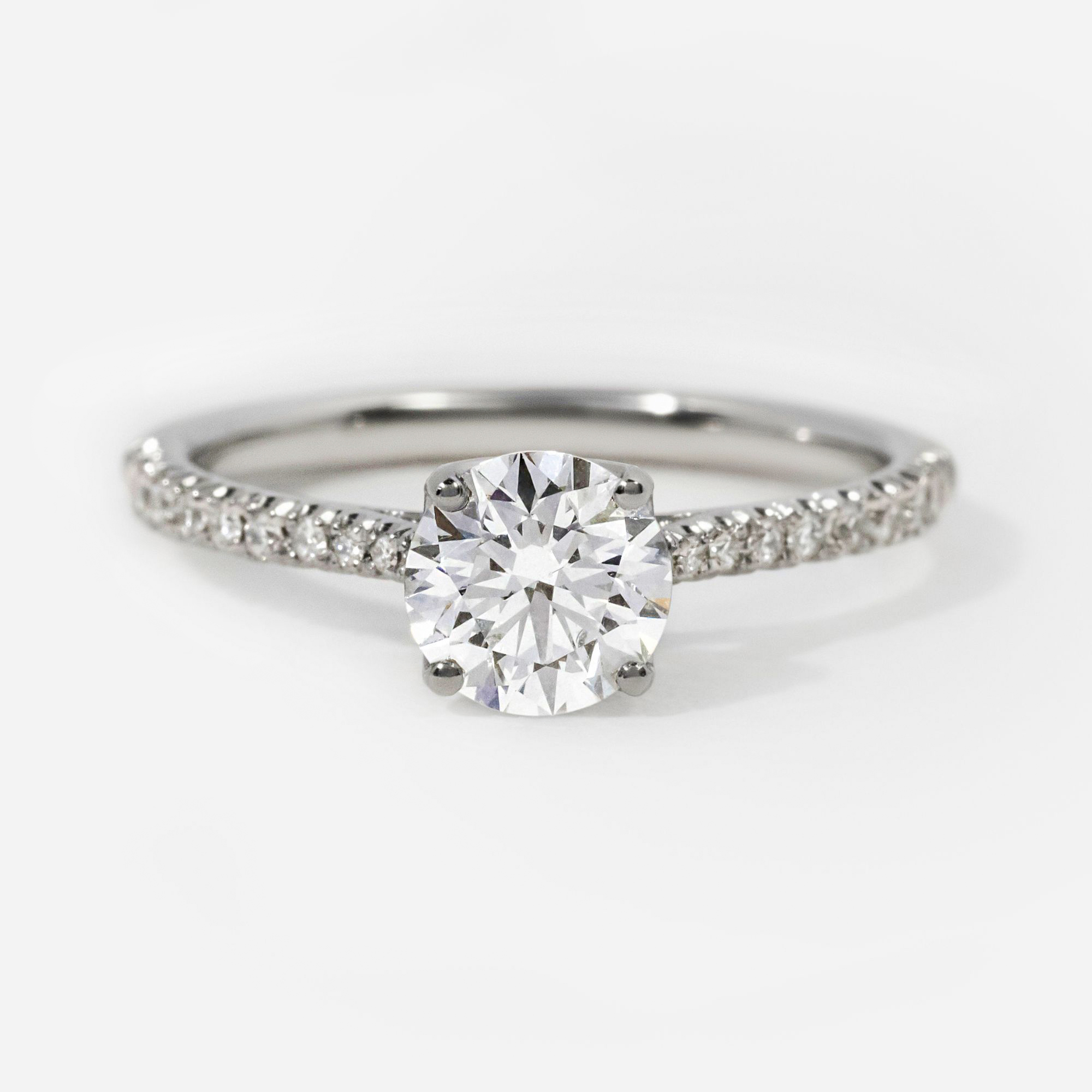 1ct platinum engagement deals ring