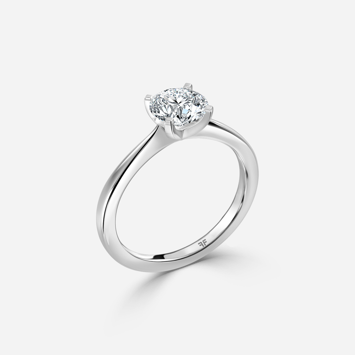 Firefly White Gold Solitaire Engagement Ring