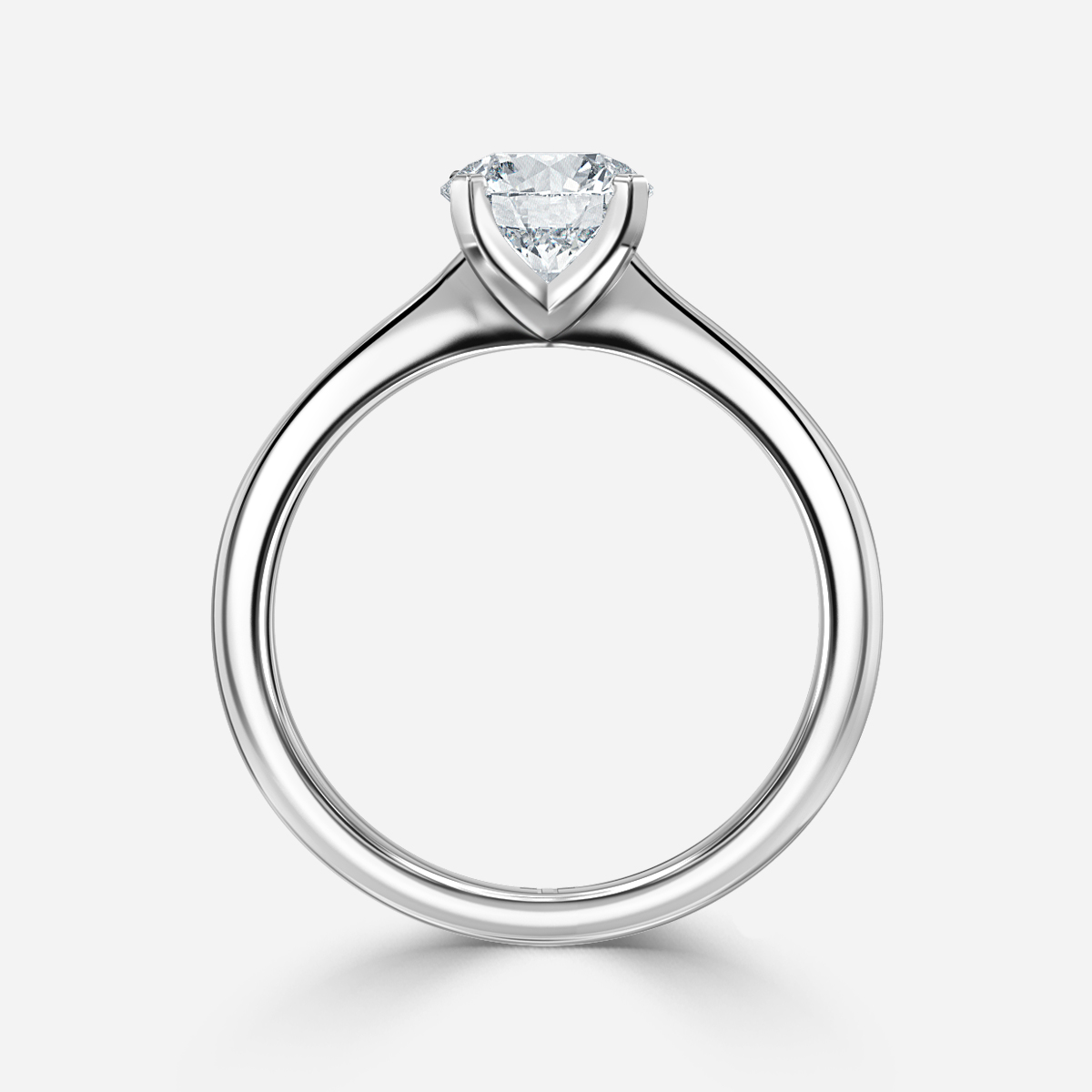 Firefly White Gold Solitaire Engagement Ring