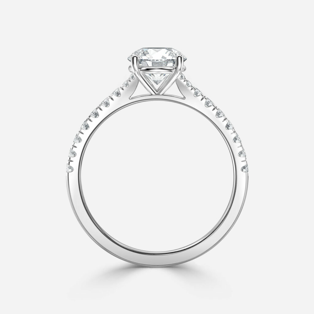 Round Brilliant Cut Engagement Ring 0.60ct