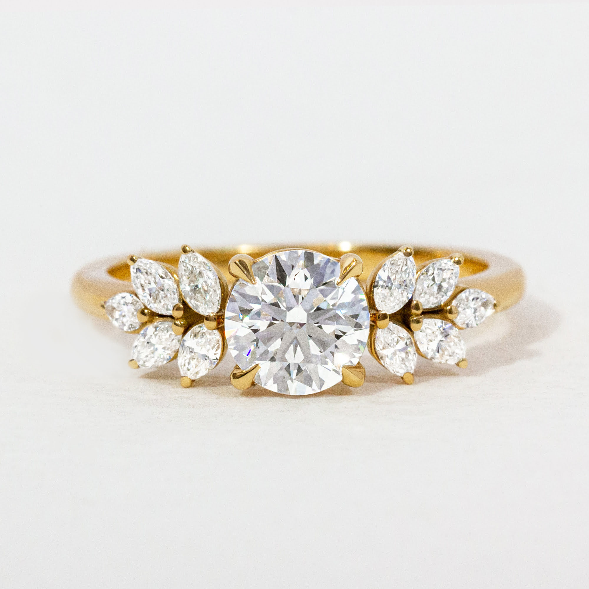 Anastasia Round Yellow Gold - 0.80ct - Flawless Fine Jewellery - London