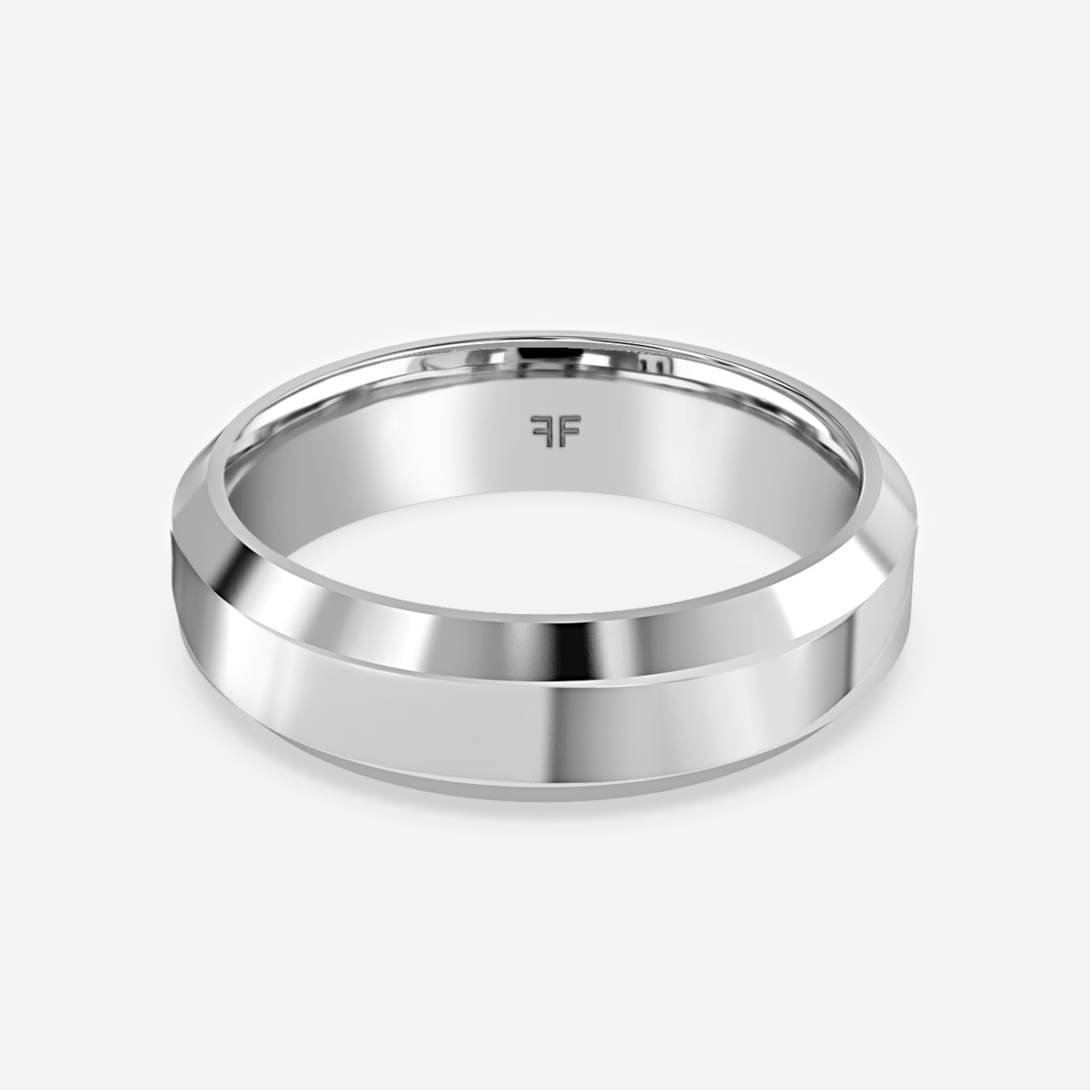 Gents 5mm Platinum Wedding Ring