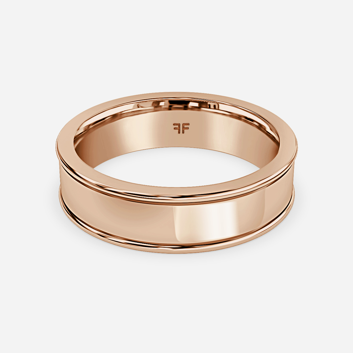 Jordan 5mm Rose Gold Wedding Ring