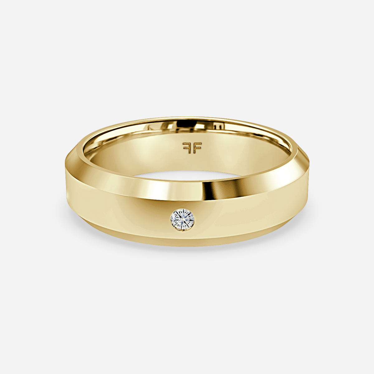 Ezra 5mm Yellow Gold Wedding Ring