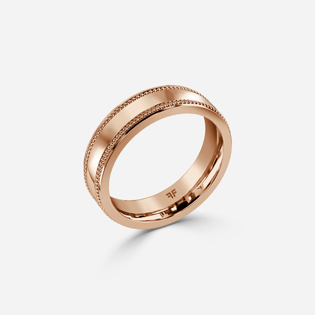 Finley 5mm Rose Gold Wedding Ring