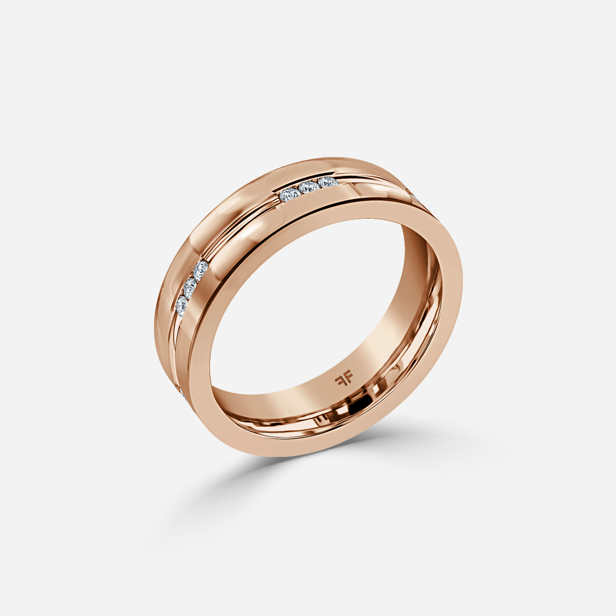 Orlando 6mm Rose Gold Wedding Ring