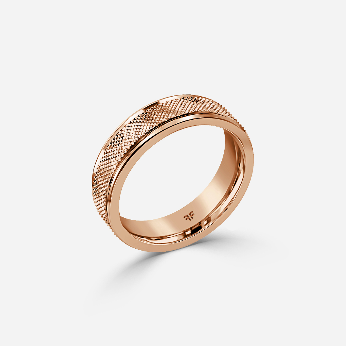 Matteo 5mm Rose Gold Wedding Ring