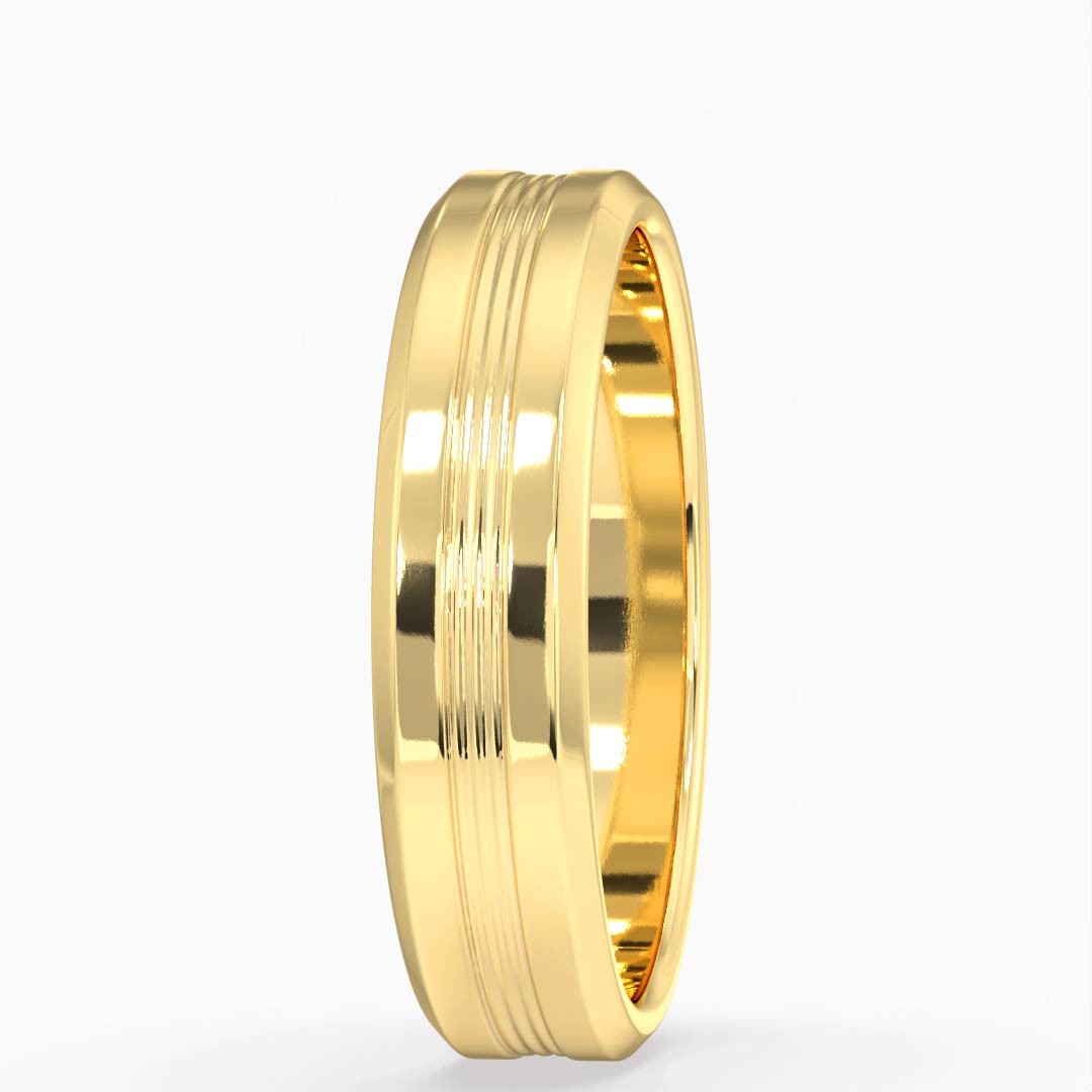 Gibson Yellow Gold Men's Wedding Ring