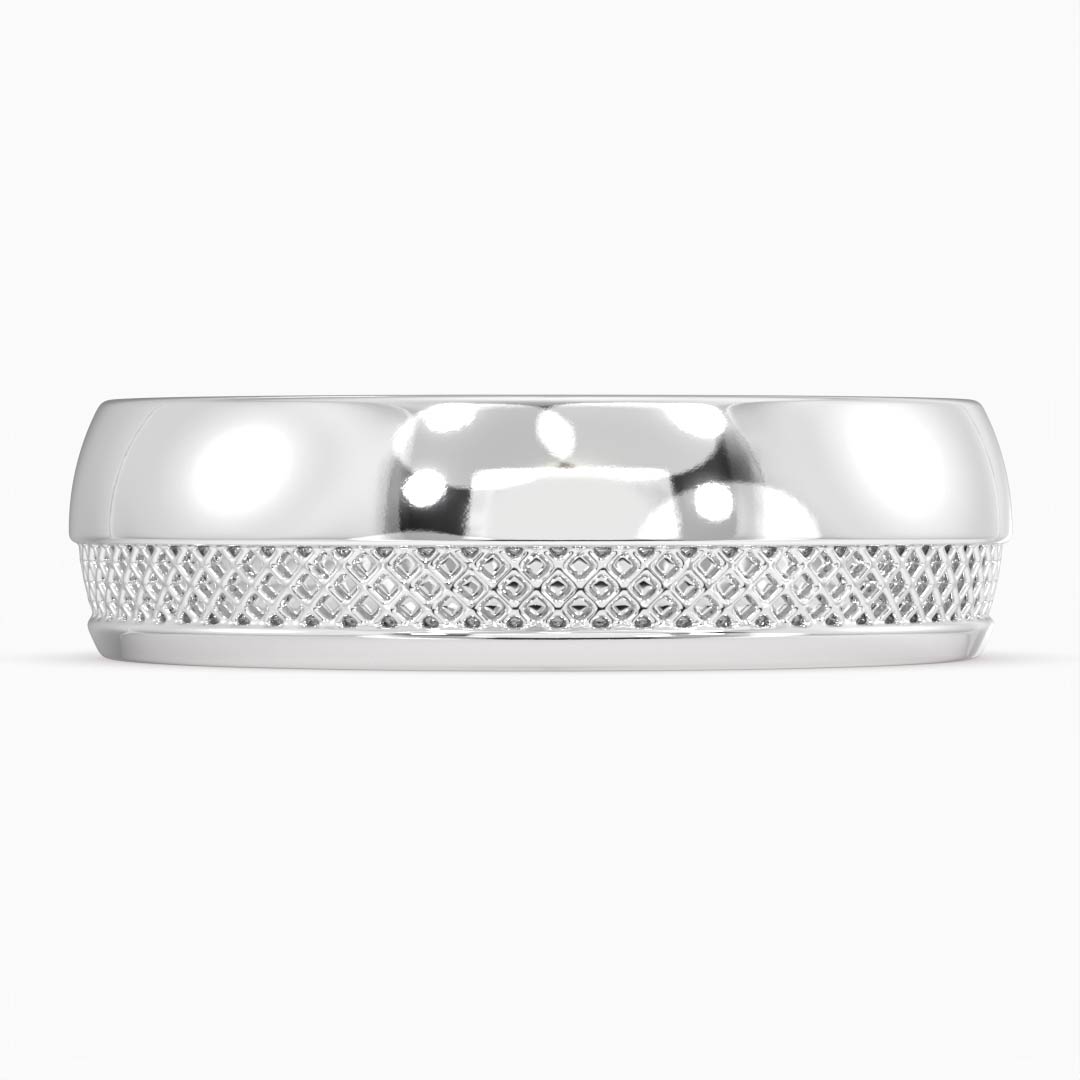 Mason Platinum Plain Wedding Ring