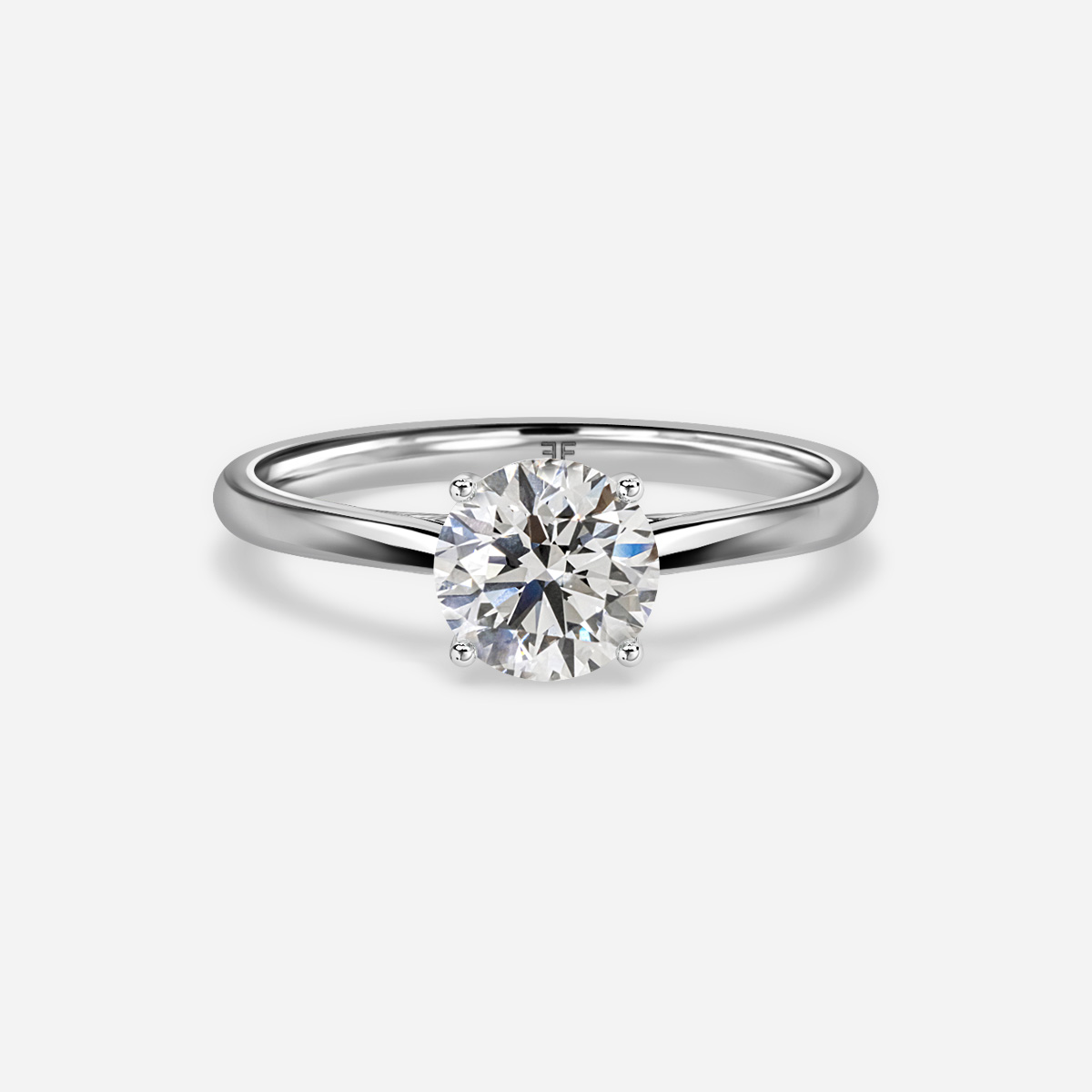 Odette Platinum Solitaire Engagement Ring