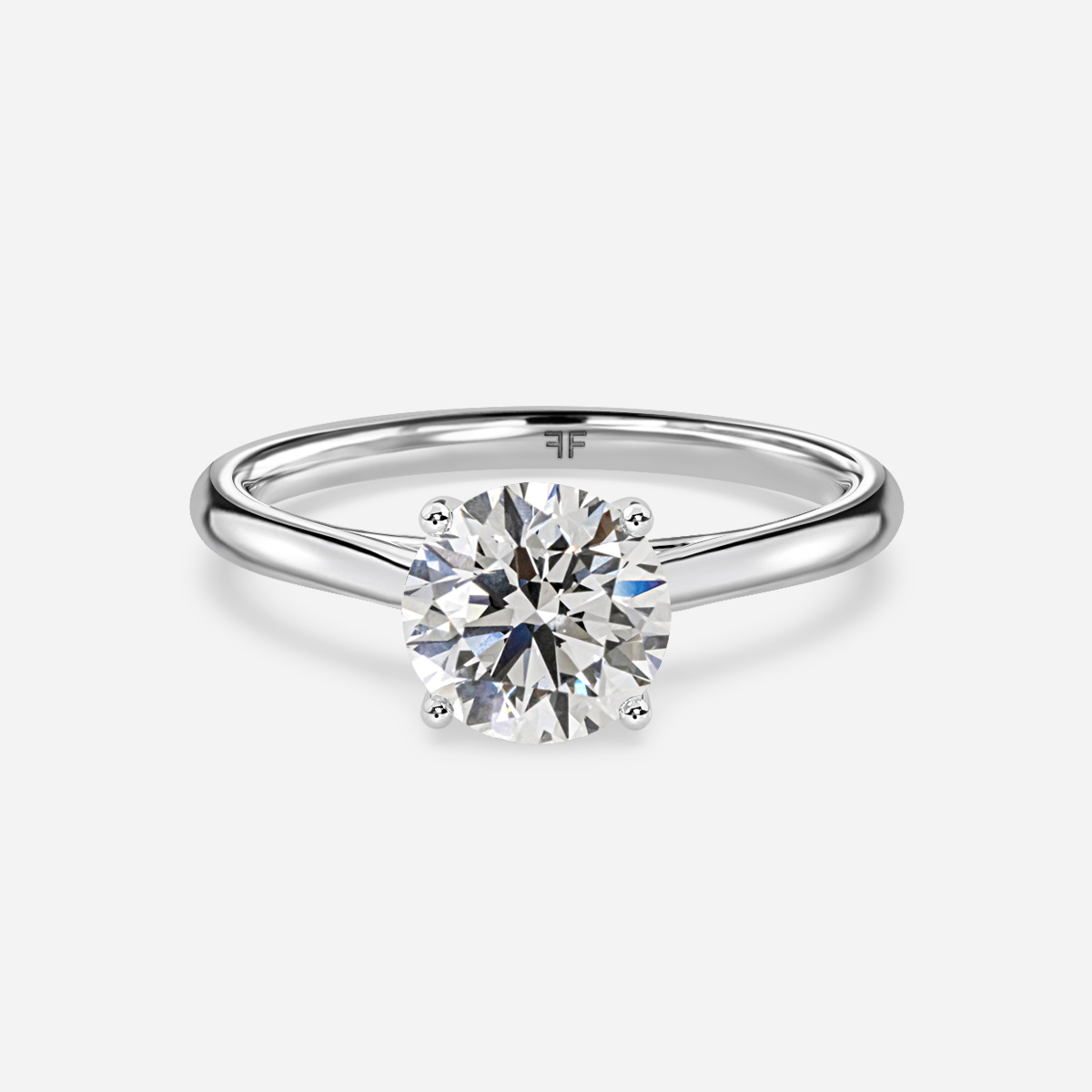 Odette White Gold Solitaire Engagement Ring
